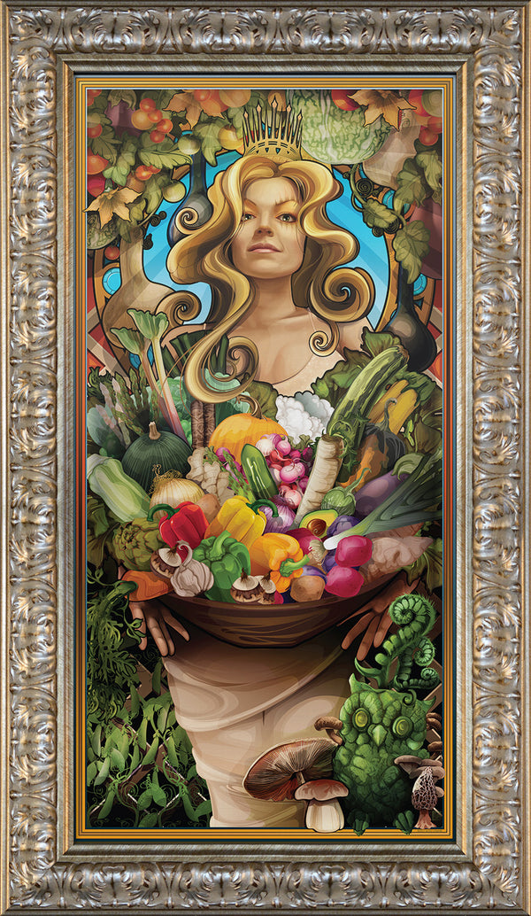 "Goddess of Vegetables" Giclee