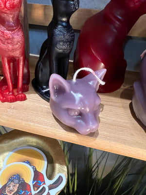 Molded Candle - Cat Head